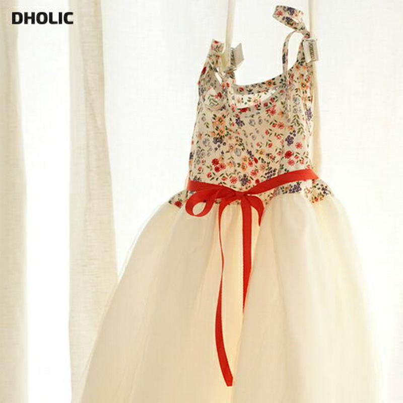 ウエストリボン切替チュールワンピース・p000055 キッズ【3~8才】【ops】【ワンピース チュールワンピース チュール リボン りぼん 花柄 フラワー ガーリー ノースリーブ スリーブレス 可愛い かわいい 夏 女の子 子供 子供服 服】【KIDS】