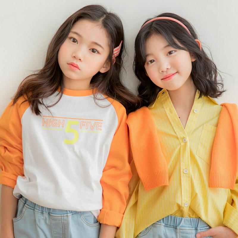 HIGHFIVEラグランTシャツ・p000035 キッズ【3~8才】【tops】【トップス Tシャツ 長袖 ラグランTシャツ ラ