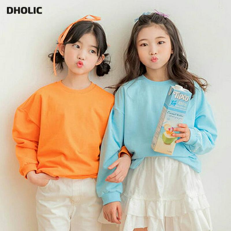 ラウンドネックスウェット・p000044 キッズ【3~8才】【tops】【トップス スウェット トレーナー 長袖 単色 無地 シ