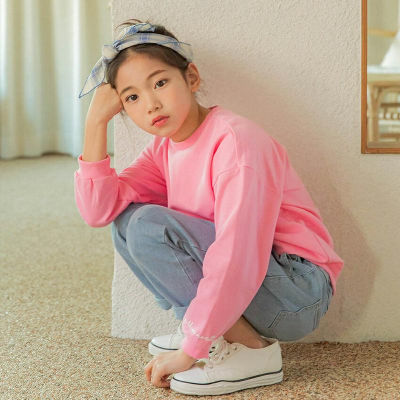 ラウンドネックスウェット・p000044 キッズ【3~8才】【tops】【トップス スウェット トレーナー 長袖 単色 無地 シ