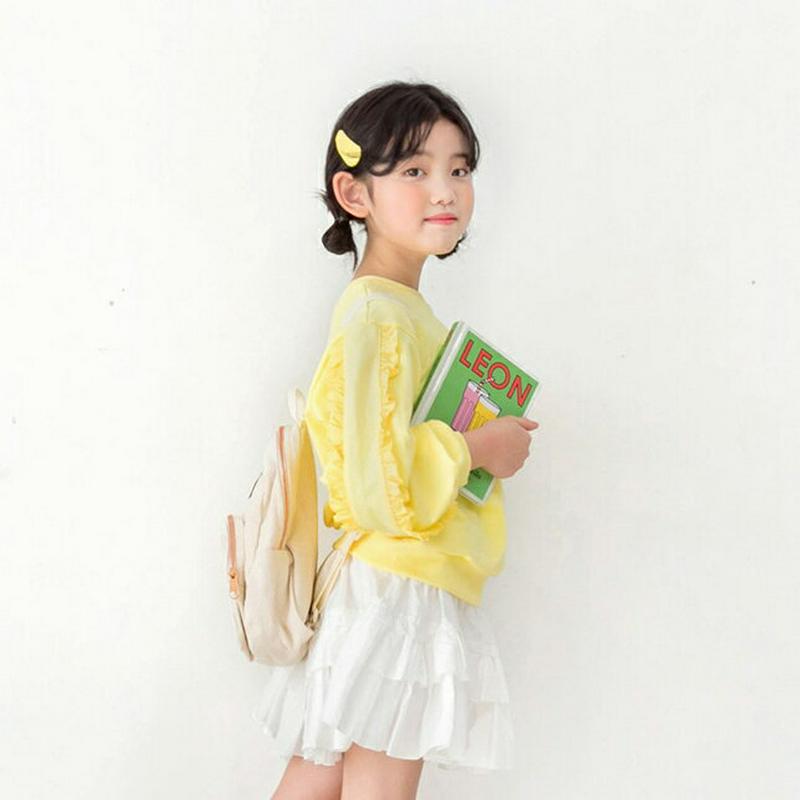 フリルラインスリーブスウェット・p000034 キッズ【3~8才】【tops】【トップス スウェット トレーナー フリル 可愛い