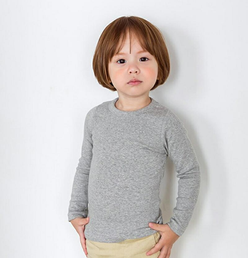 6COLORS長袖Tシャツ・p000170 キッズ【3~8才】【tops】【トップス Tシャツ 長袖 ラウンドネック 綿 コットン 無地 カジュアル シンプル ベーシック 子供服 キッズ ジュニア 子供 こども 女の子 男の子】【KIDS】