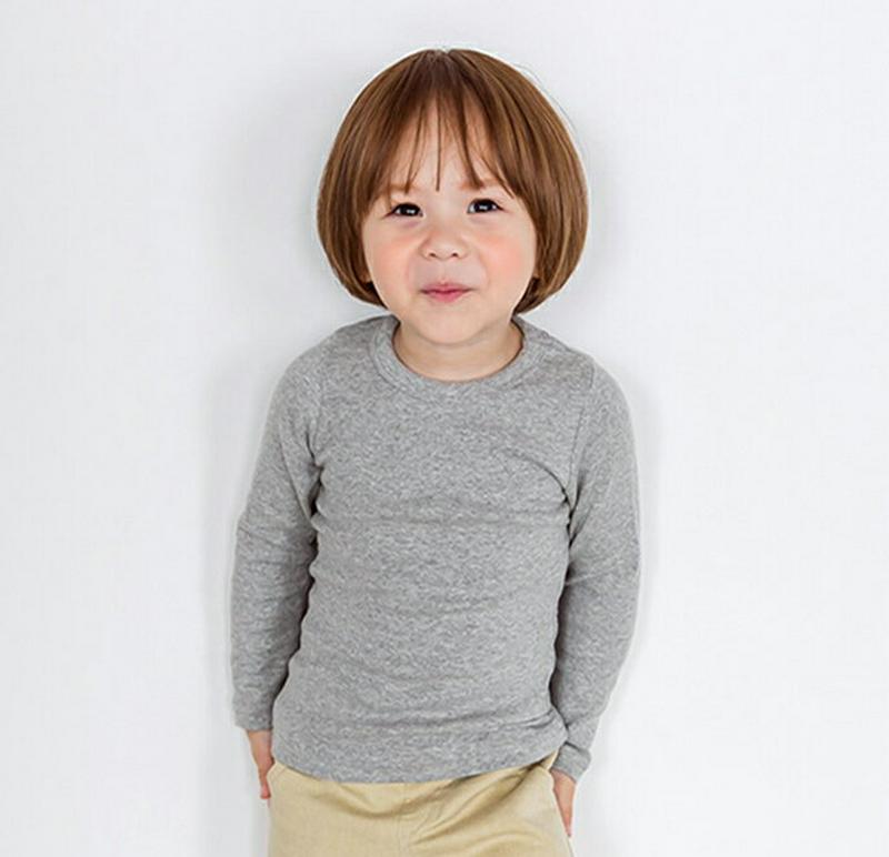 6COLORS長袖Tシャツ・p000170 キッズ【3~8才】【tops】【トップス Tシャツ 長袖 ラウンドネック 綿 コットン 無地 カジュアル シンプル ベーシック 子供服 キッズ ジュニア 子供 こども 女の子 男の子】【KIDS】