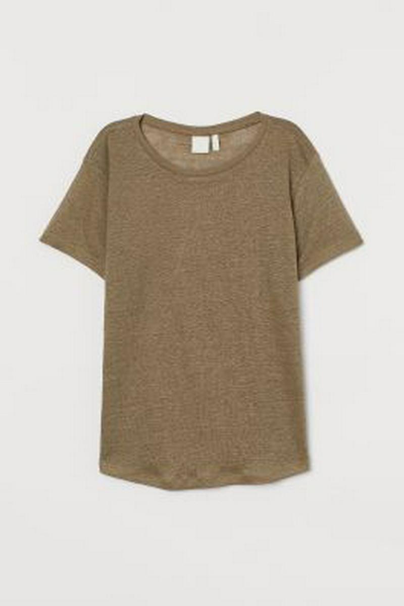 リネンTシャツ