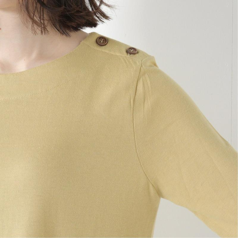 袖折り返して可愛い◎７分袖チュニックＴシャツ