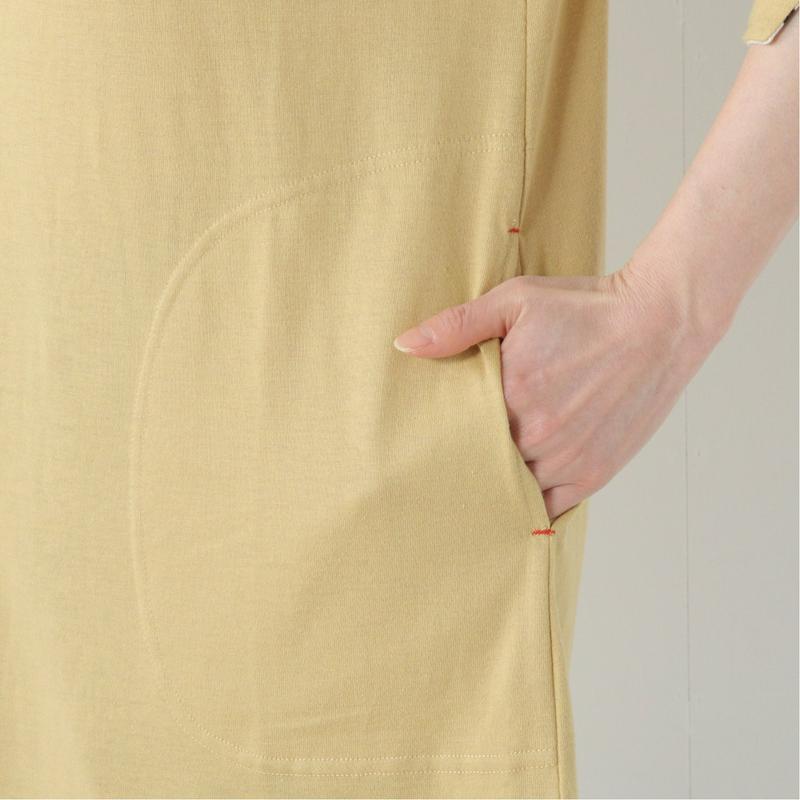 袖折り返して可愛い◎７分袖チュニックＴシャツ