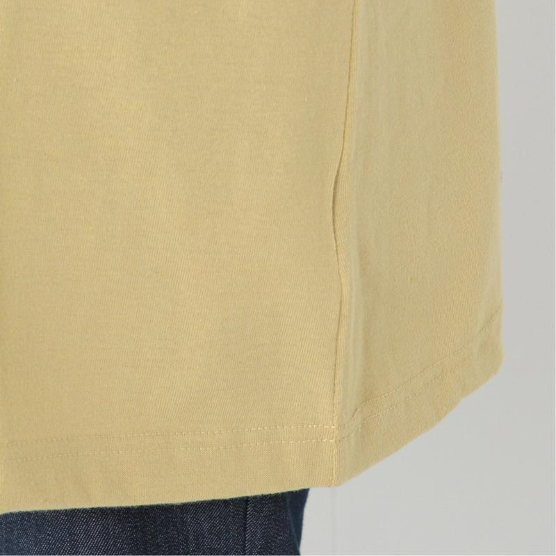 袖折り返して可愛い◎７分袖チュニックＴシャツ