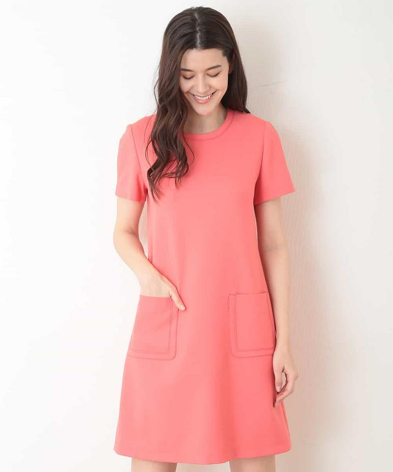 定番 TOILE DOUBLE 半袖ドレス【洗える】