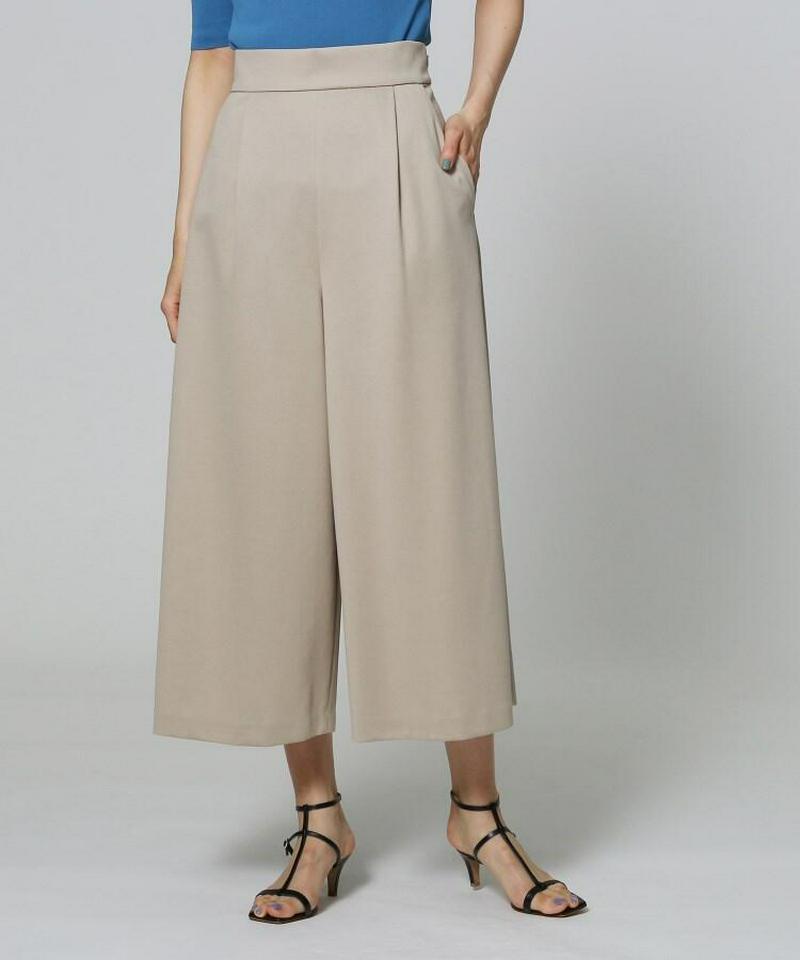 【洗える】ミラノリブワイドパンツ