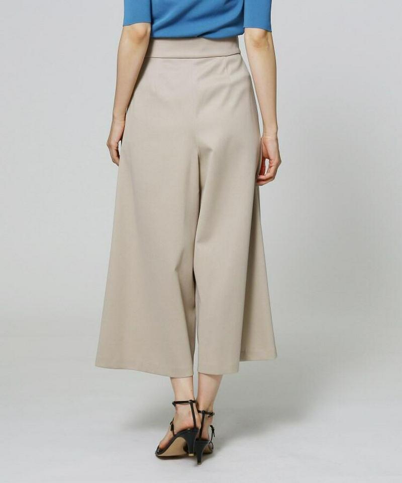 【洗える】ミラノリブワイドパンツ