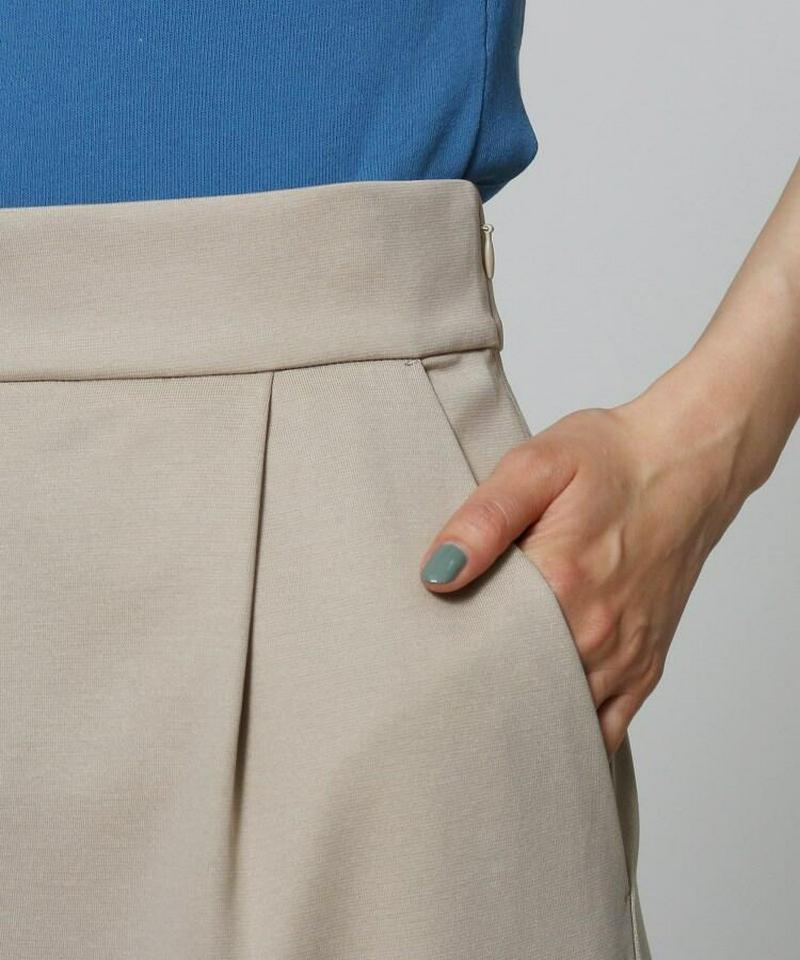 【洗える】ミラノリブワイドパンツ