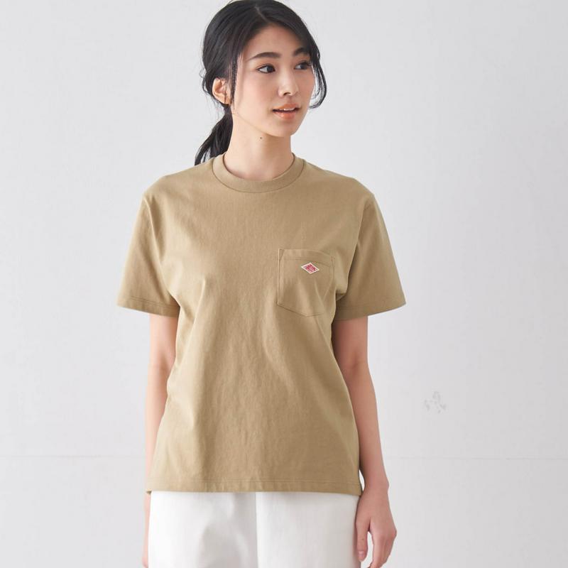 クルーネックポケットＴシャツ【綿１００％】（ダントン／DANTON）