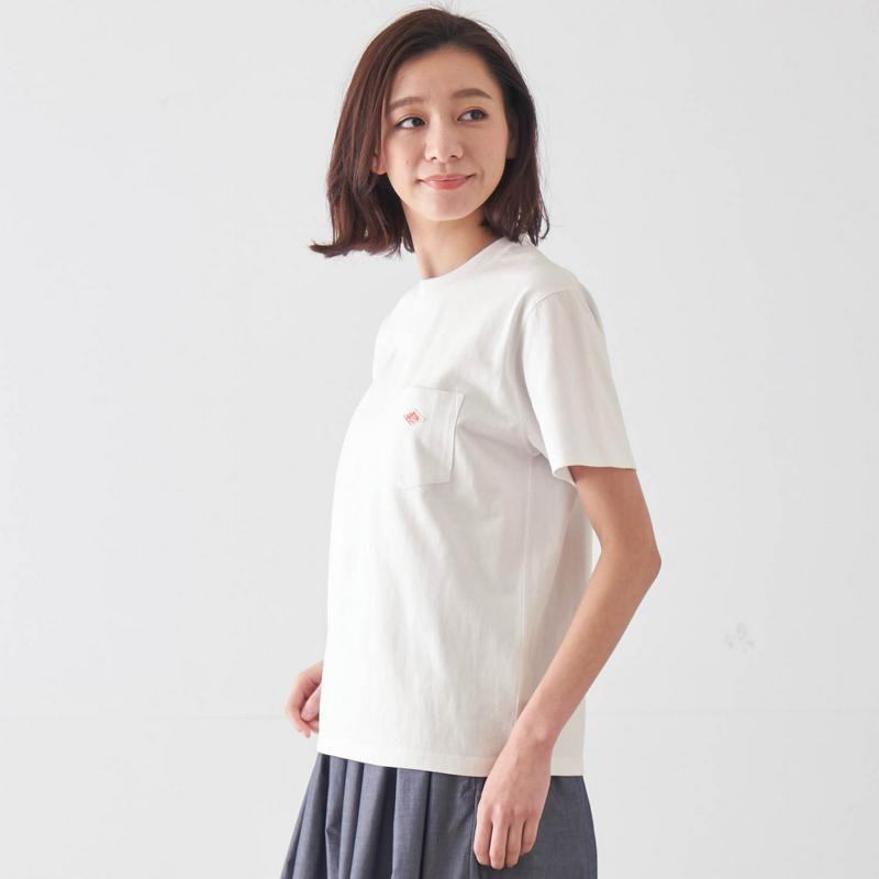 クルーネックポケットＴシャツ【綿１００％】（ダントン／DANTON）