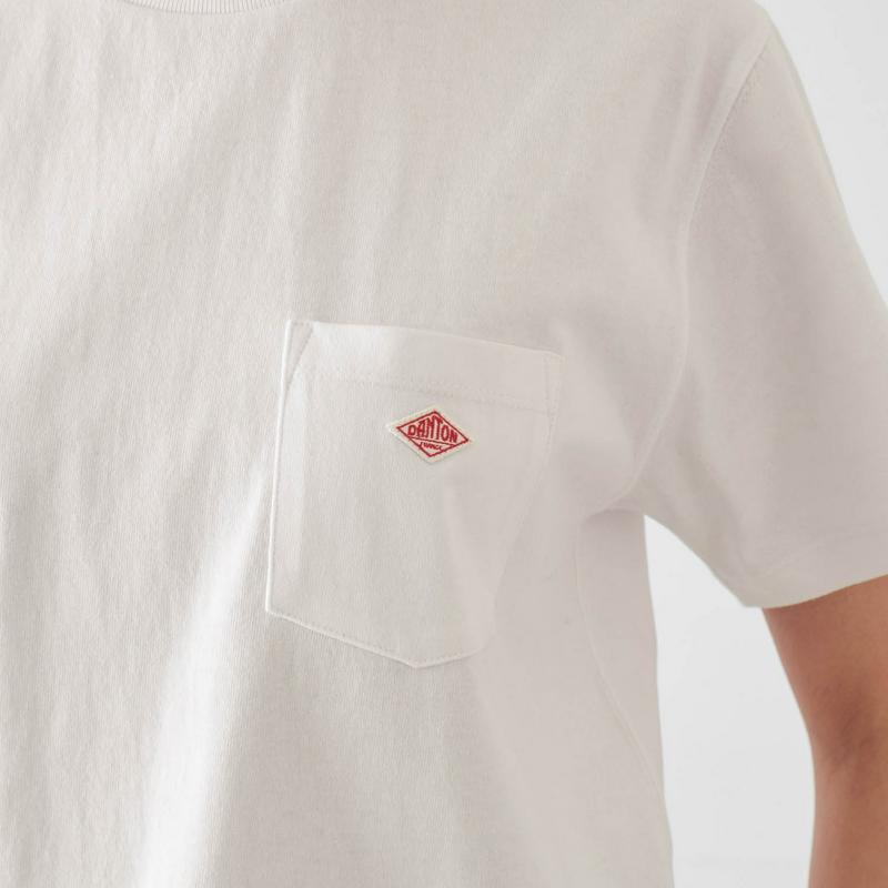 クルーネックポケットＴシャツ【綿１００％】（ダントン／DANTON）