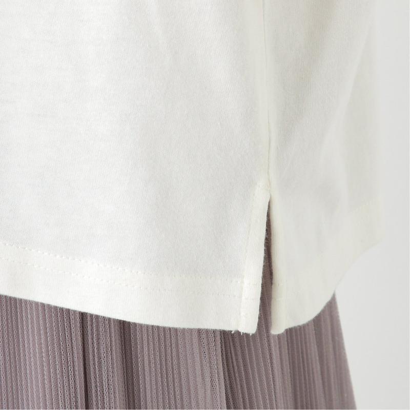 インナーにも◎リブ付きワイドＴシャツ
