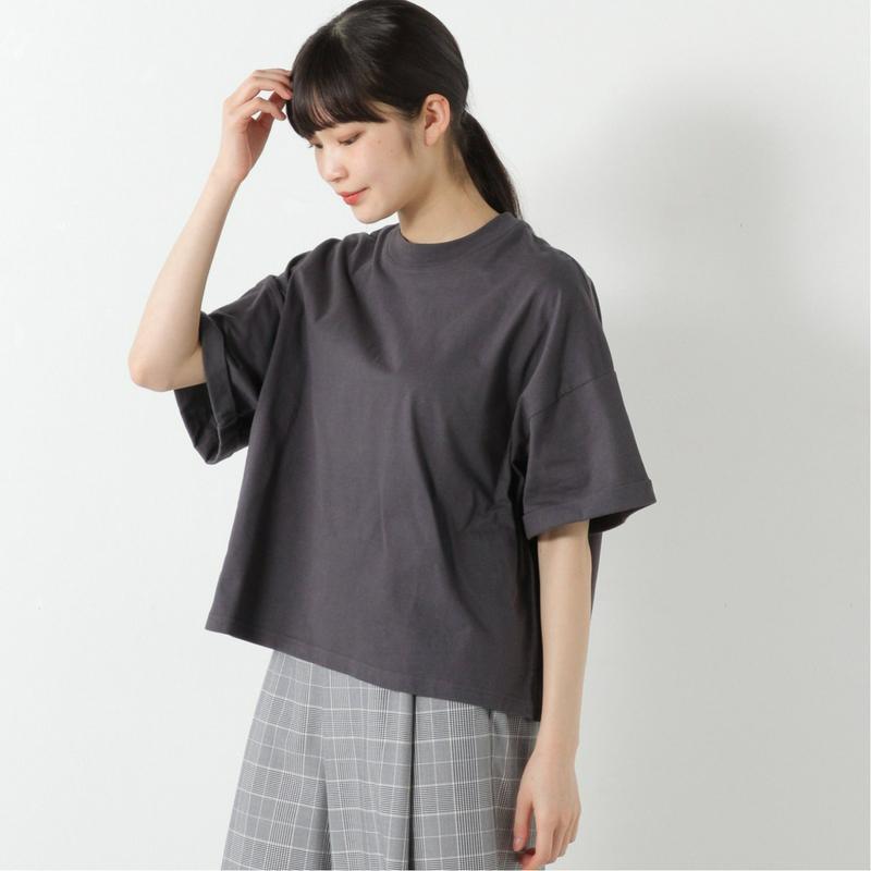 インナーにも◎リブ付きワイドＴシャツ