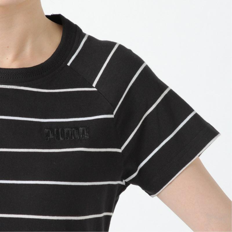 レディース　ＦＵＳＩＯＮ　ボーダーＴシャツ（プーマ/PUMA）