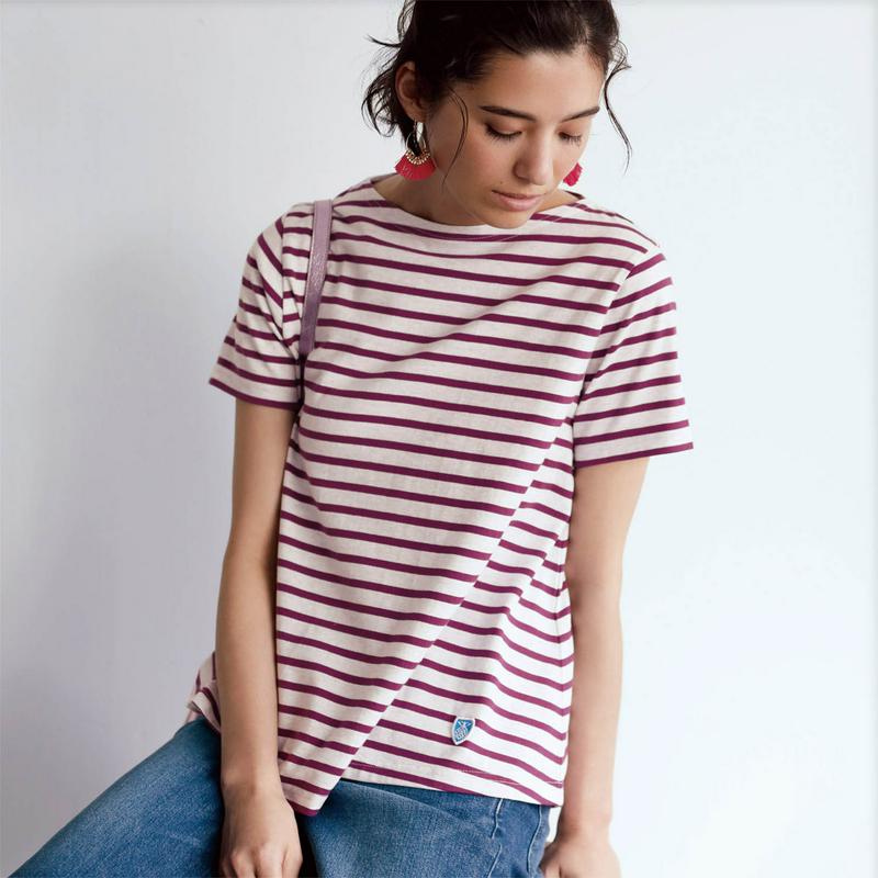 ＡラインＴシャツ［日本製］【綿１００％】（ORCIVAL／オーシバル）