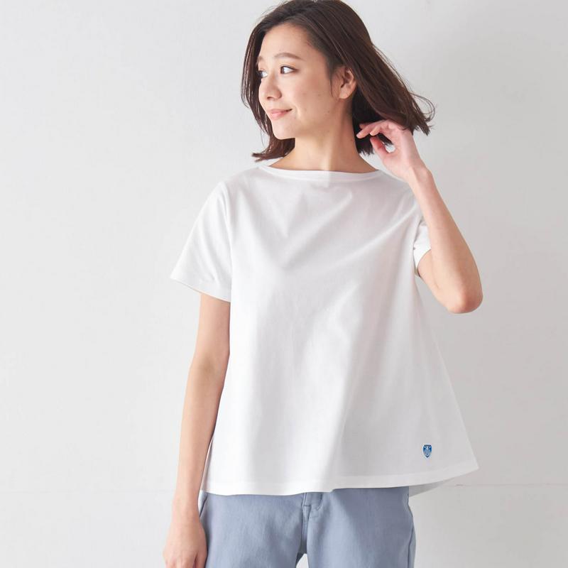 ＡラインＴシャツ［日本製］【綿１００％】（ORCIVAL／オーシバル）
