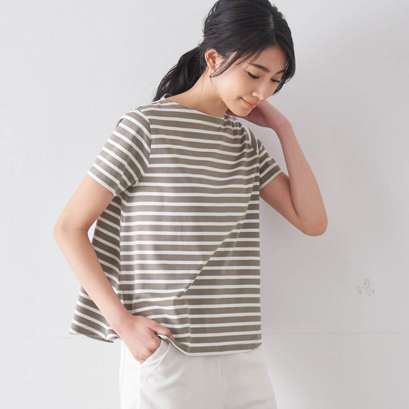 ＡラインＴシャツ［日本製］【綿１００％】（ORCIVAL／オーシバル）