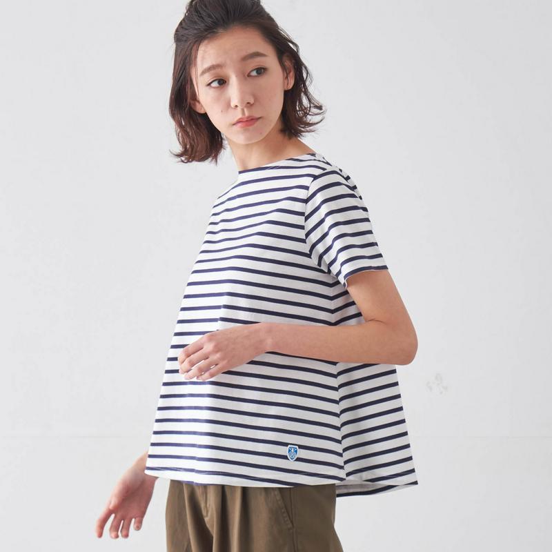 ＡラインＴシャツ［日本製］【綿１００％】（ORCIVAL／オーシバル）
