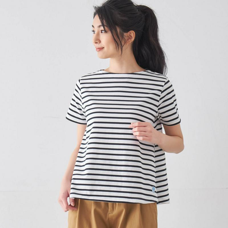 ＡラインＴシャツ［日本製］【綿１００％】（ORCIVAL／オーシバル）