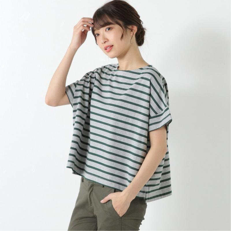 着回し易い◎ボーダーＢＩＧＴシャツ
