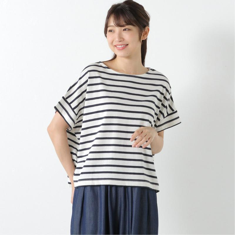 着回し易い◎ボーダーＢＩＧＴシャツ