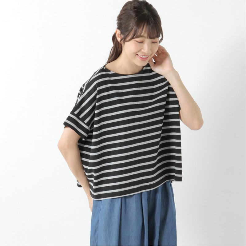 着回し易い◎ボーダーＢＩＧＴシャツ