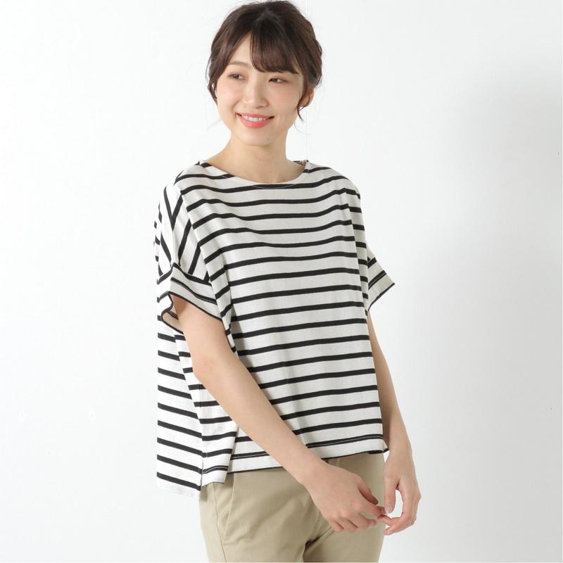 着回し易い◎ボーダーＢＩＧＴシャツ