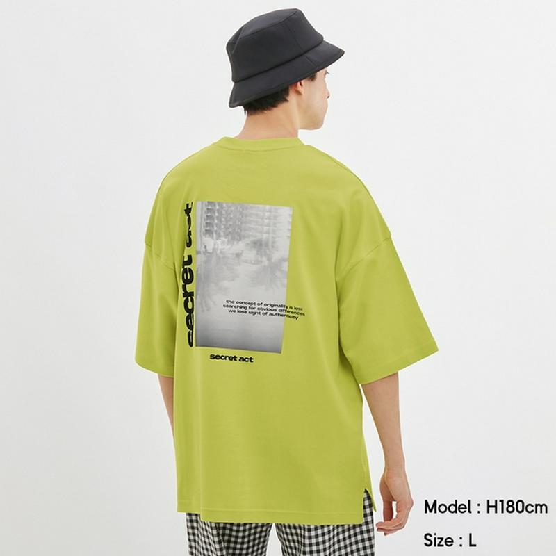 ルーズフィットT(5分袖)(ロゴ1)