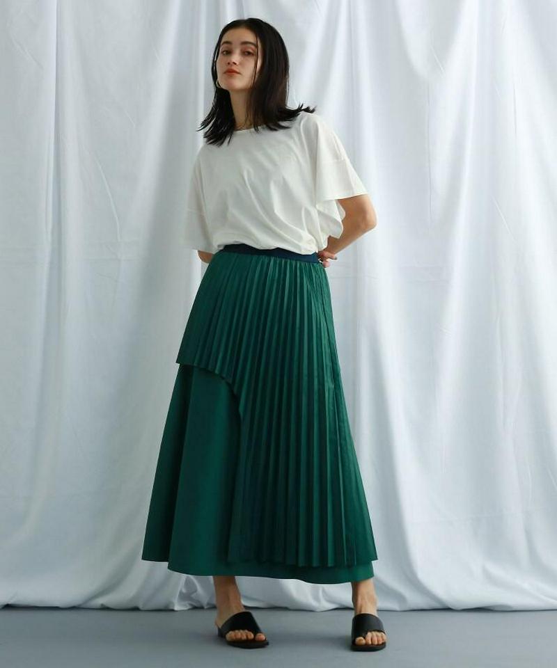 ウエストゴムアシンメトリープリーツスカート