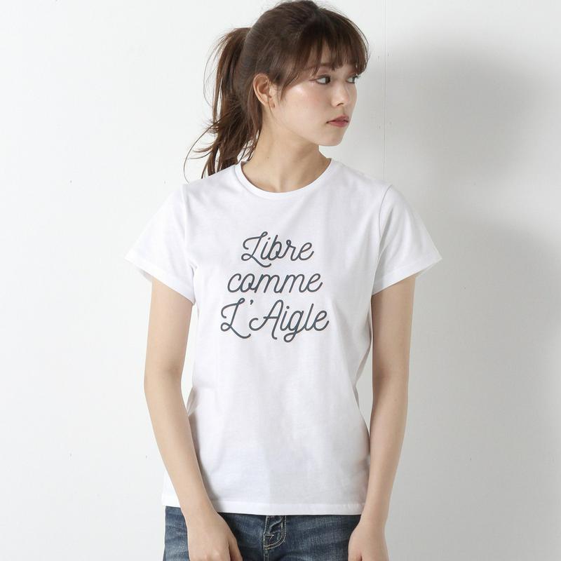 レディース　メッセージロゴ　Ｔシャツ　吸汗速乾