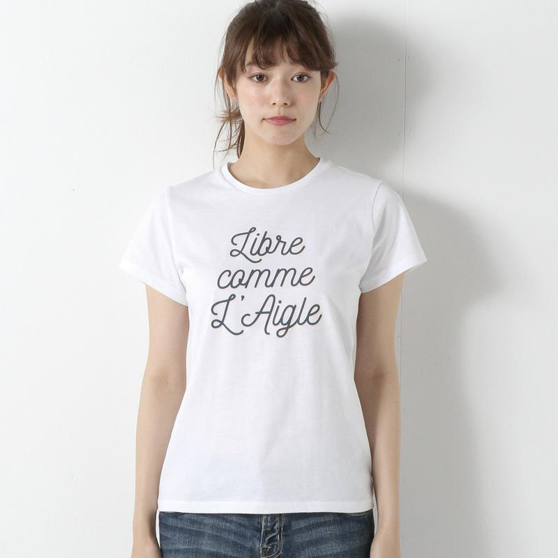 レディース　メッセージロゴ　Ｔシャツ　吸汗速乾