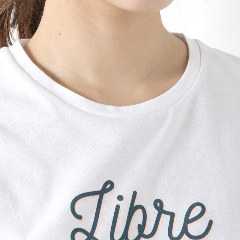 レディース　メッセージロゴ　Ｔシャツ　吸汗速乾