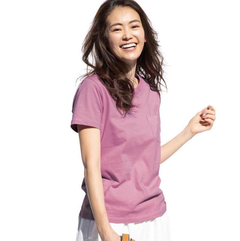 色チ買いもＯＫ！綿１００％ベーシックな半袖ポケット付きＴシャツ（チャンピオン/Champion）