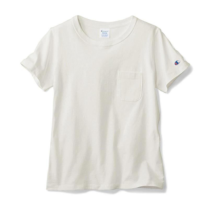 色チ買いもＯＫ！綿１００％ベーシックな半袖ポケット付きＴシャツ（チャンピオン/Champion）