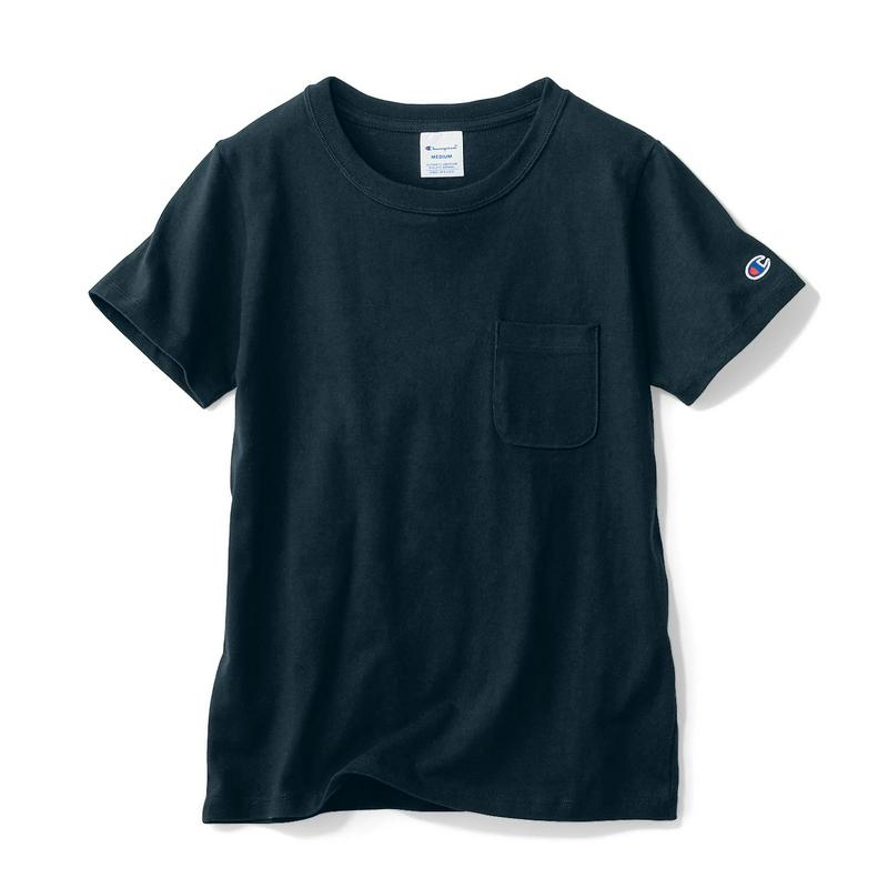 色チ買いもＯＫ！綿１００％ベーシックな半袖ポケット付きＴシャツ（チャンピオン/Champion）