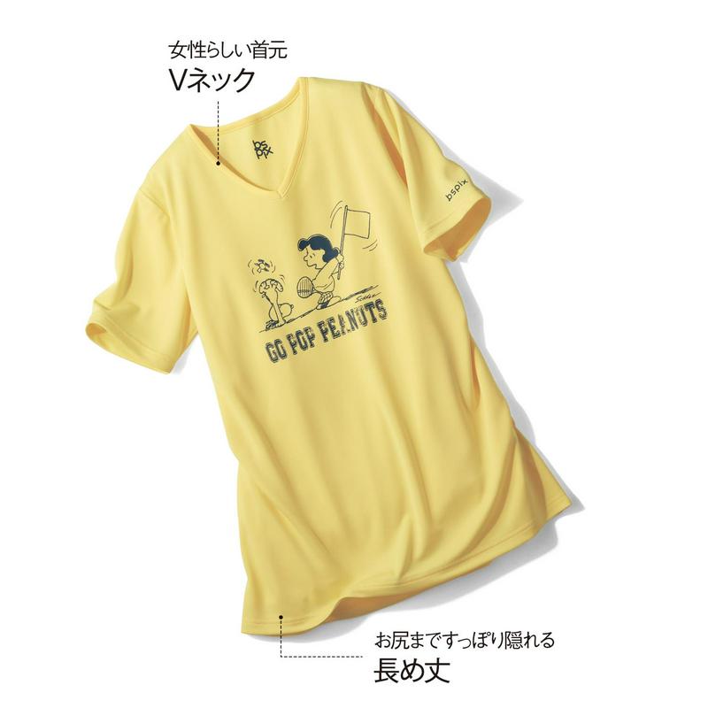 【吸汗速乾】半袖チュニック「ＰＥＡＮＵＴＳ／スヌーピー」（ピーナッツ／PEANUTS）