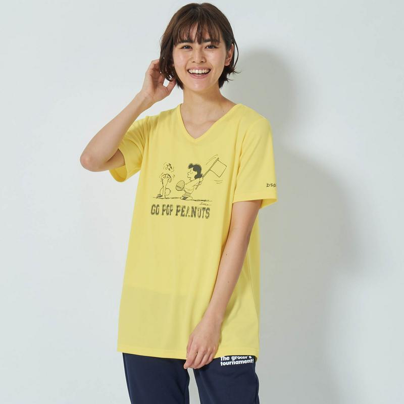 【吸汗速乾】半袖チュニック「ＰＥＡＮＵＴＳ／スヌーピー」（ピーナッツ／PEANUTS）