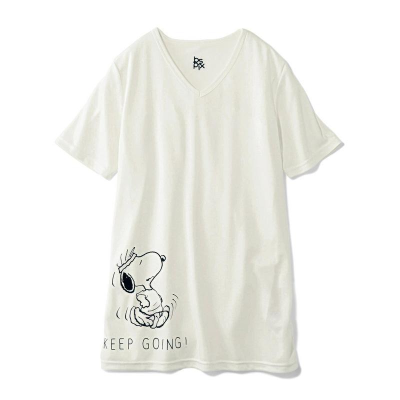 【吸汗速乾】半袖チュニック「ＰＥＡＮＵＴＳ／スヌーピー」（ピーナッツ／PEANUTS）