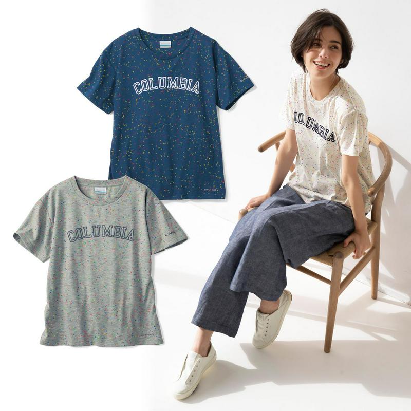 カラーネップでこなれ感！半袖Ｔシャツ【吸汗速乾】（コロンビア/Columbia）