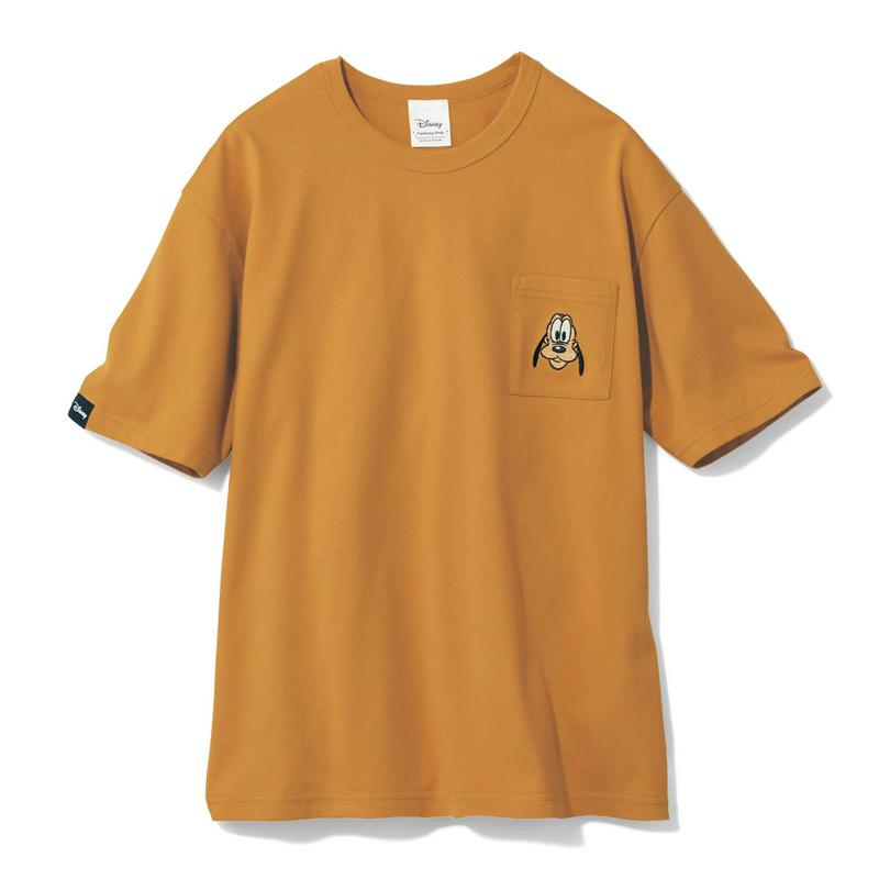 【おうちディズニー化計画】【ユニセックス】ちびカオポケットＴシャツ（選べるキャラクター）（ディズニー）