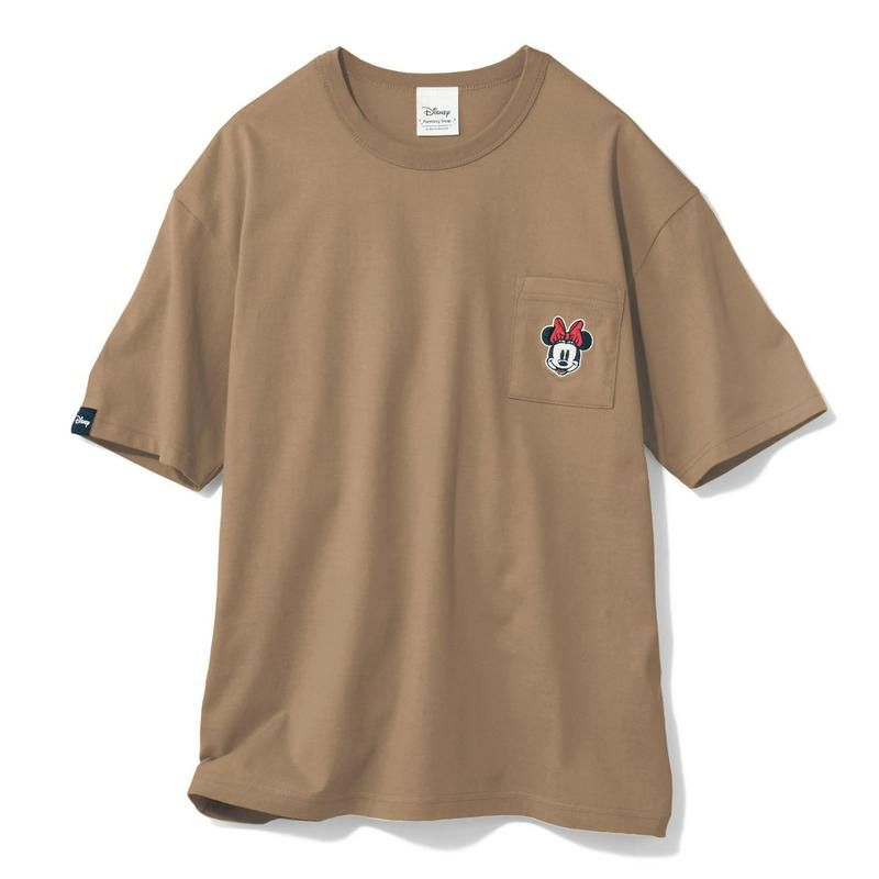 【おうちディズニー化計画】【ユニセックス】ちびカオポケットＴシャツ（選べるキャラクター）（ディズニー）