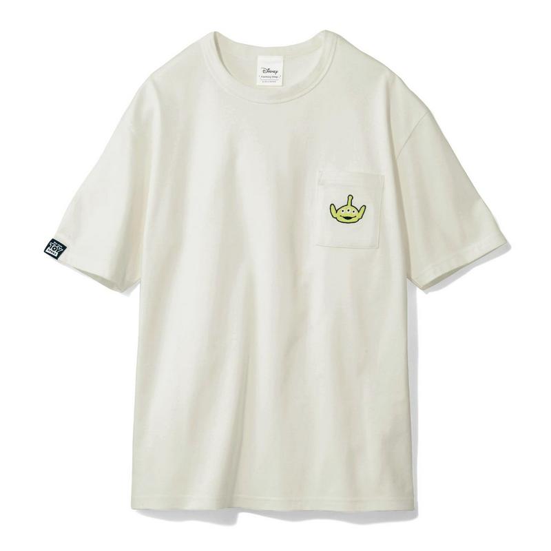 【おうちディズニー化計画】【ユニセックス】ちびカオポケットＴシャツ（選べるキャラクター）（ディズニー）