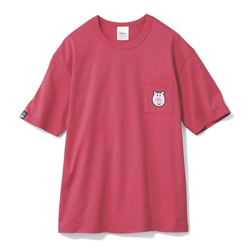 【おうちディズニー化計画】【ユニセックス】ちびカオポケットＴシャツ（選べるキャラクター）（ディズニー）