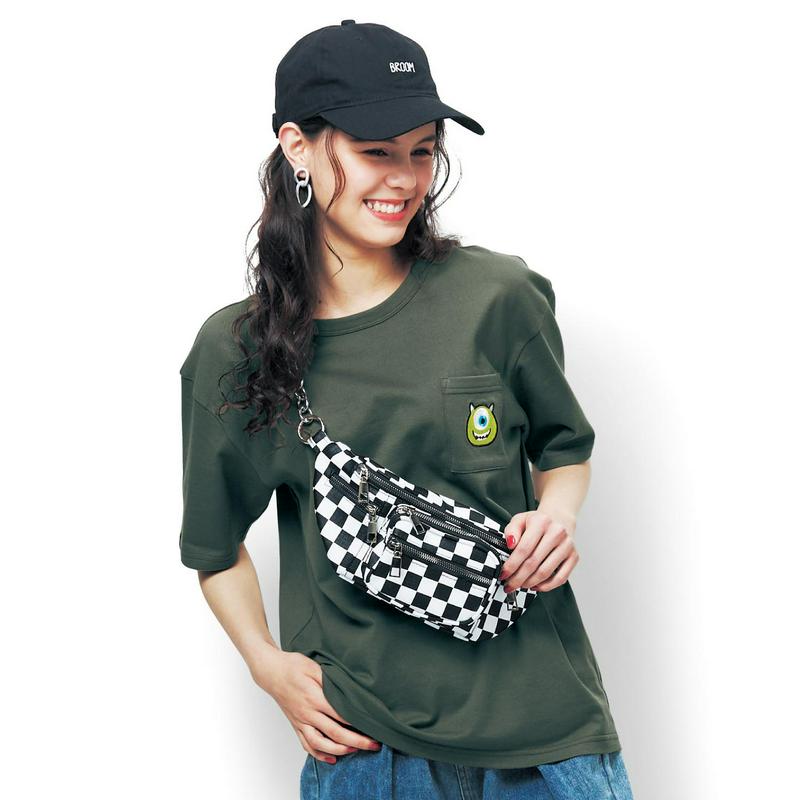 【おうちディズニー化計画】【ユニセックス】ちびカオポケットＴシャツ（選べるキャラクター）（ディズニー）