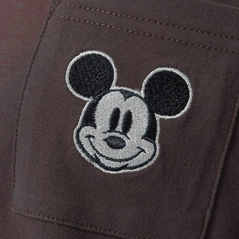 【おうちディズニー化計画】【ユニセックス】ちびカオポケットＴシャツ（選べるキャラクター）（ディズニー）