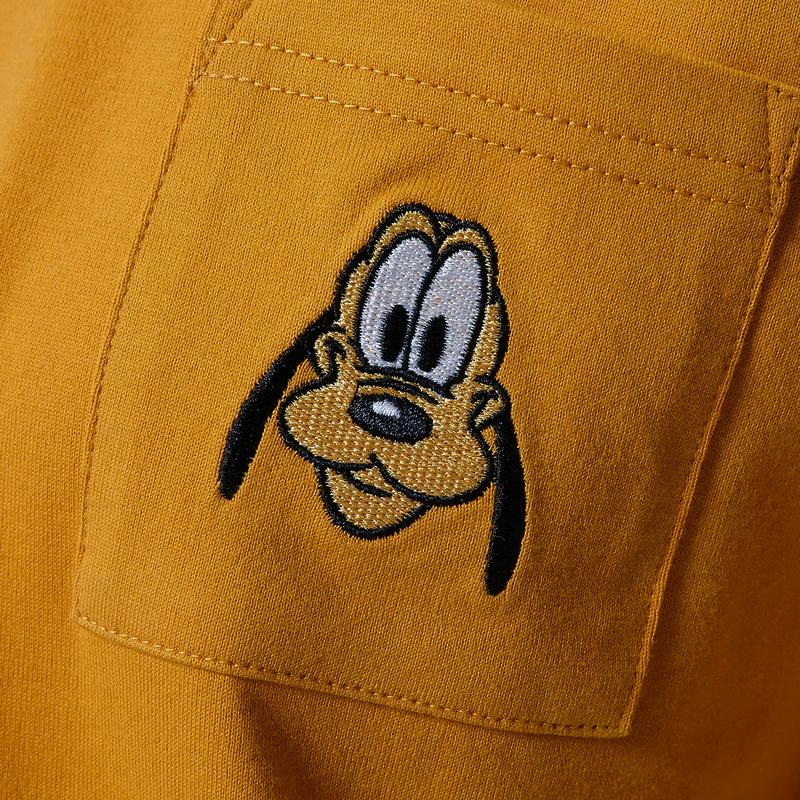 【おうちディズニー化計画】【ユニセックス】ちびカオポケットＴシャツ（選べるキャラクター）（ディズニー）