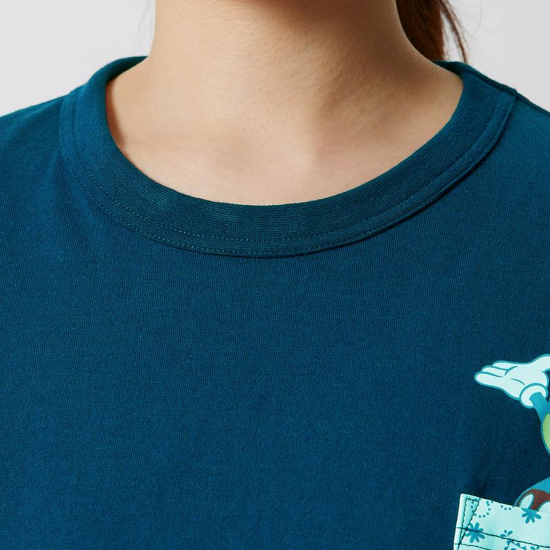 【おうちディズニー化計画】【ユニセックス】ポケットＴシャツ「ミッキーマウス」